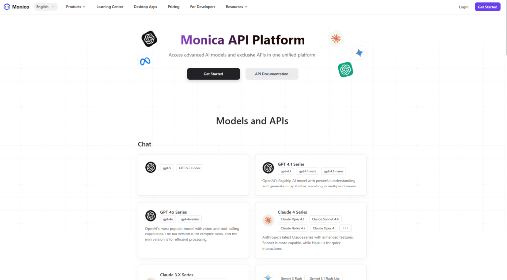 Monica API