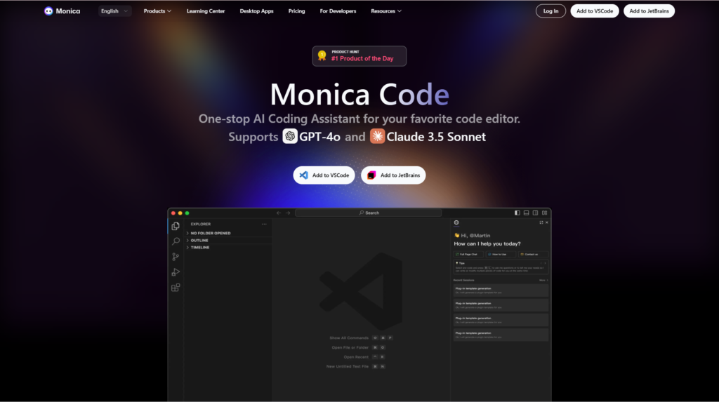 Monica Review Code