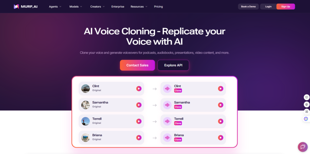 Murf AI Voice Cloning