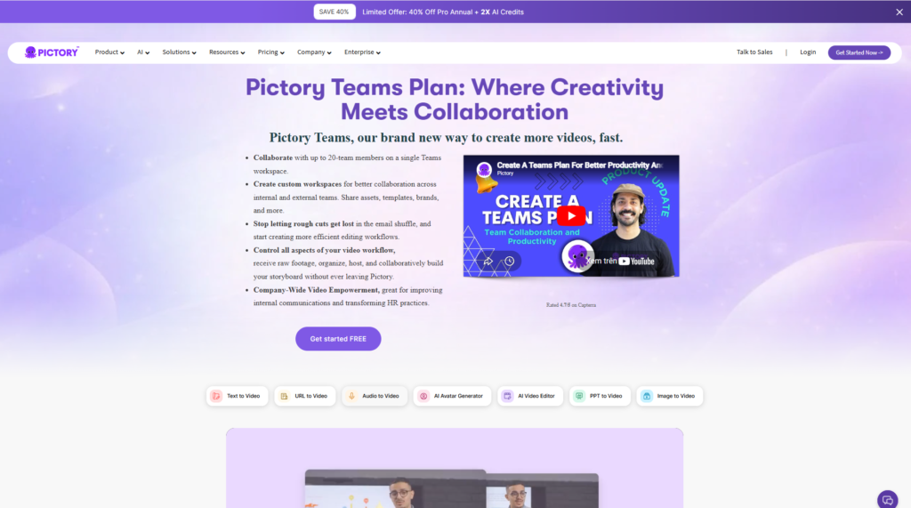 Pictory Teams