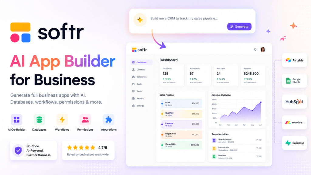 Softr Review. Softr AI app builder